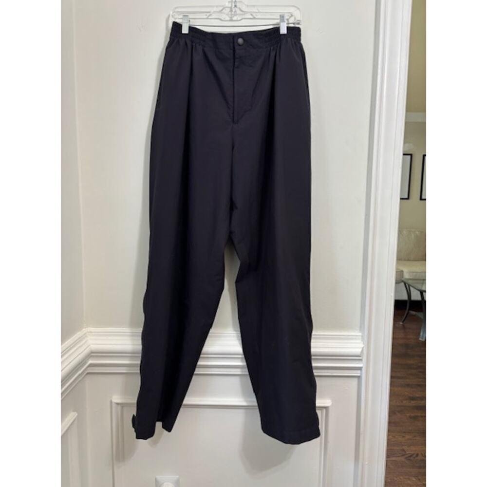 Nike Men's Waterproof Storm Fit Pants Golf  XL Black Elastic Waist Side Zip Leg